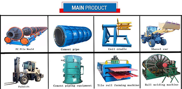 Radial extrusion cement pipe machinery