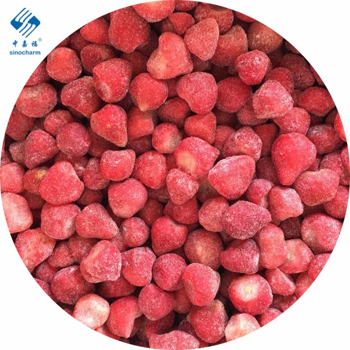 IQF冷冻有机草莓制造商, IQF冷冻有机草莓厂, 供应IQF冷冻有机草莓