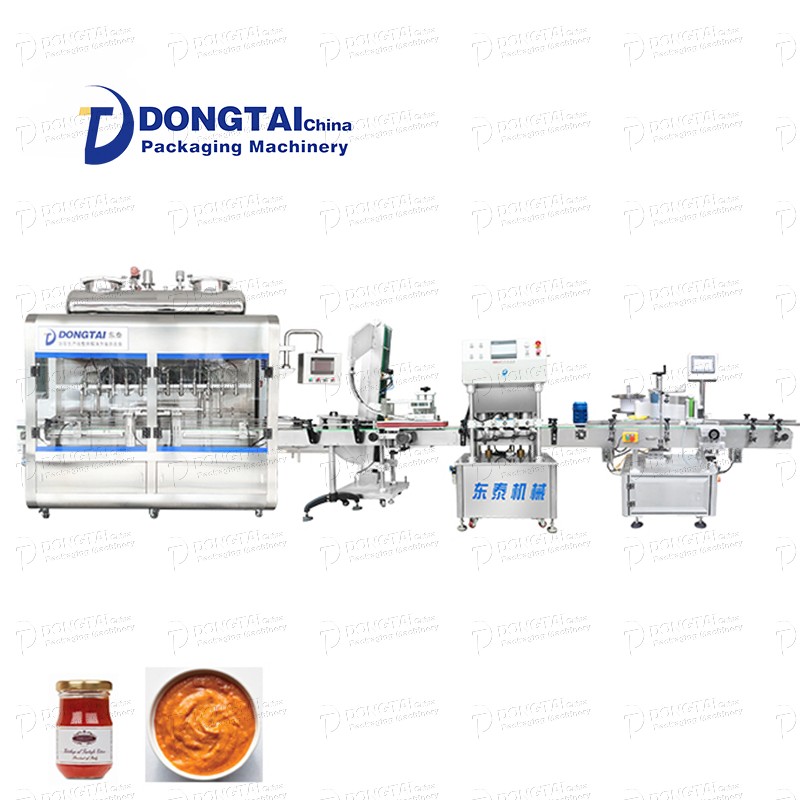 groundnut oil filling and labeling machine