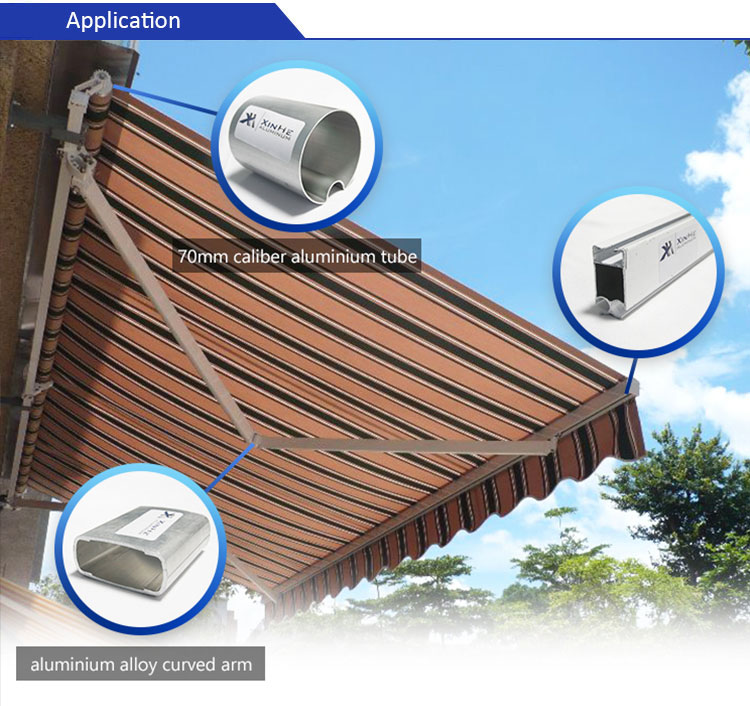 retractable awning aluminum