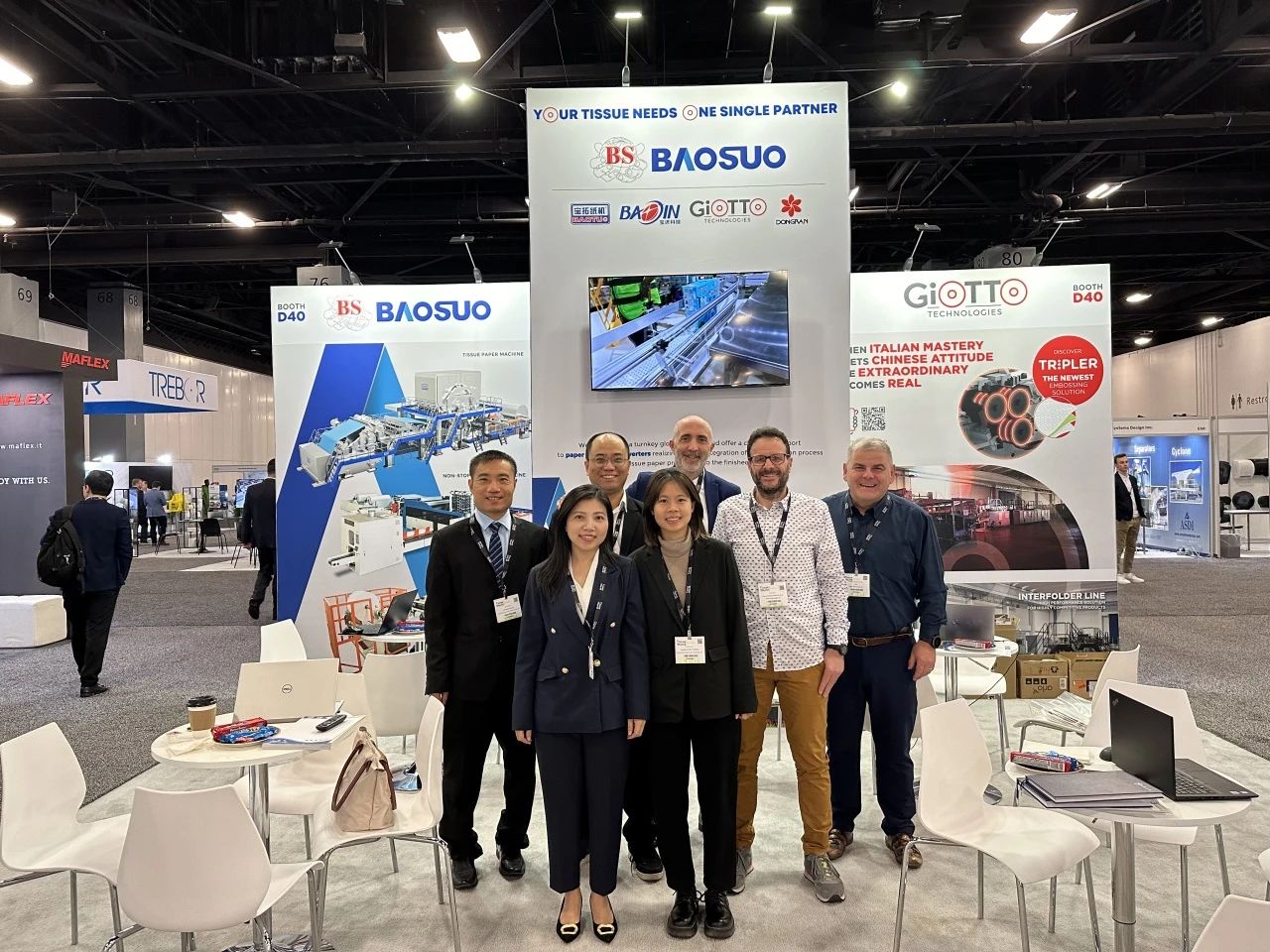 The First Exhibition of Baosuo Enterprise Group in 2024--Tissue World Miami