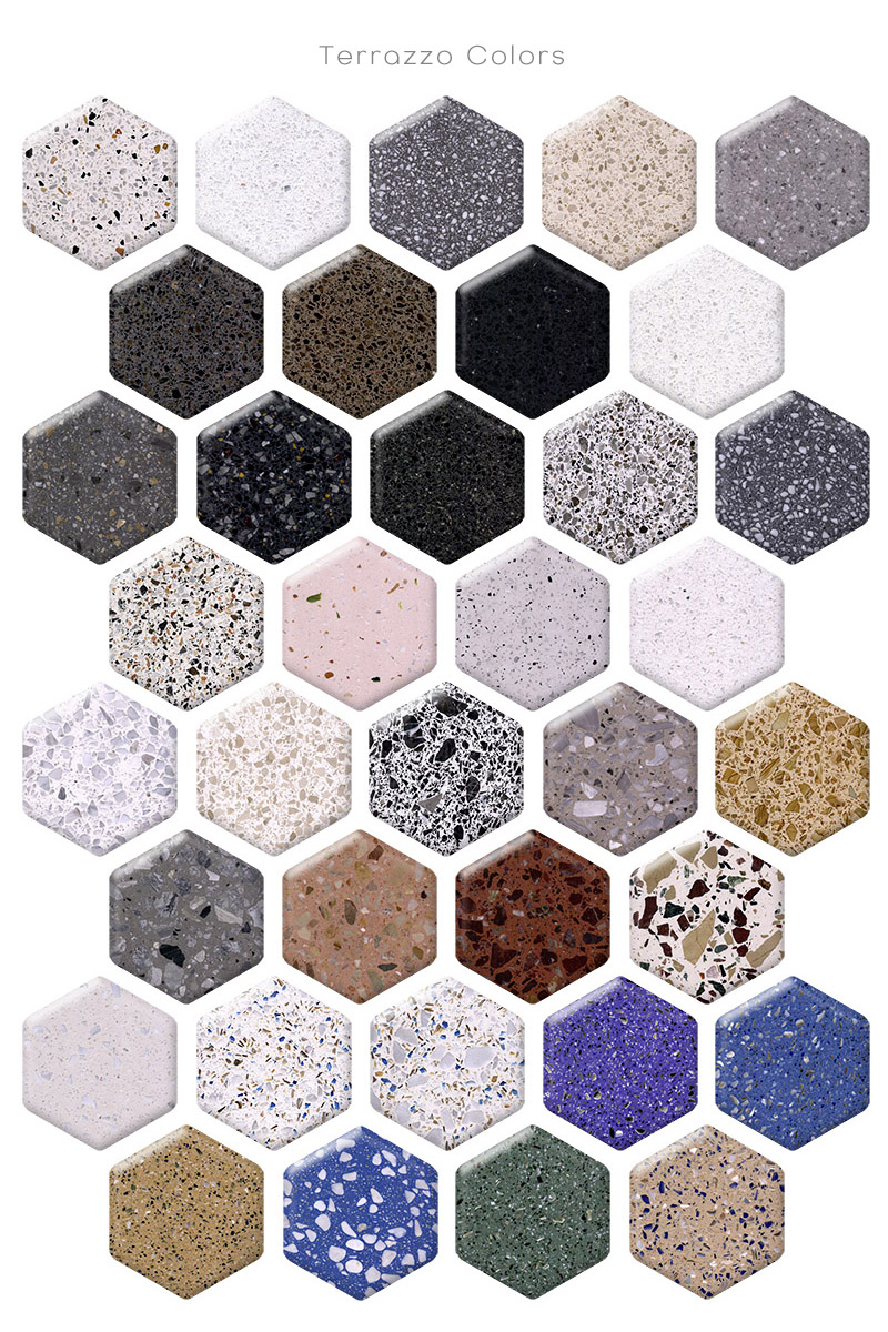 Terrazzo countertop