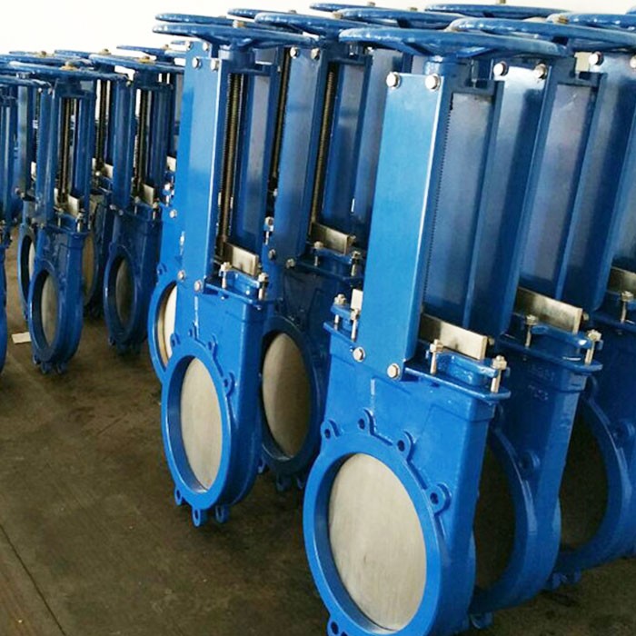 pneumatic actuated knife gate valve