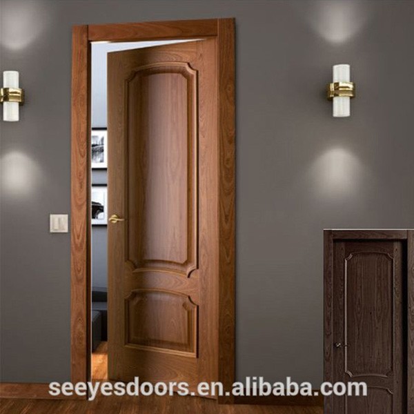 Modern Minimalist Mdf Moulded Room Bedroom HDF Wooden Door