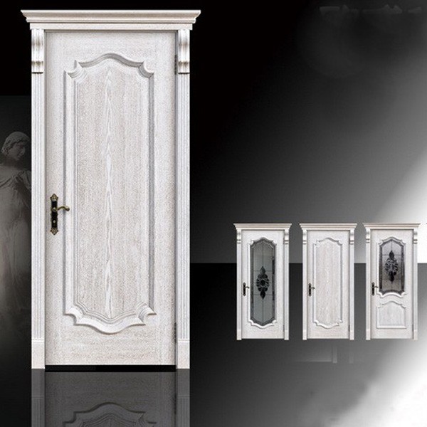 MDF HDF Solid Wood Veneer Interior Bedroom Or Bathroom Door