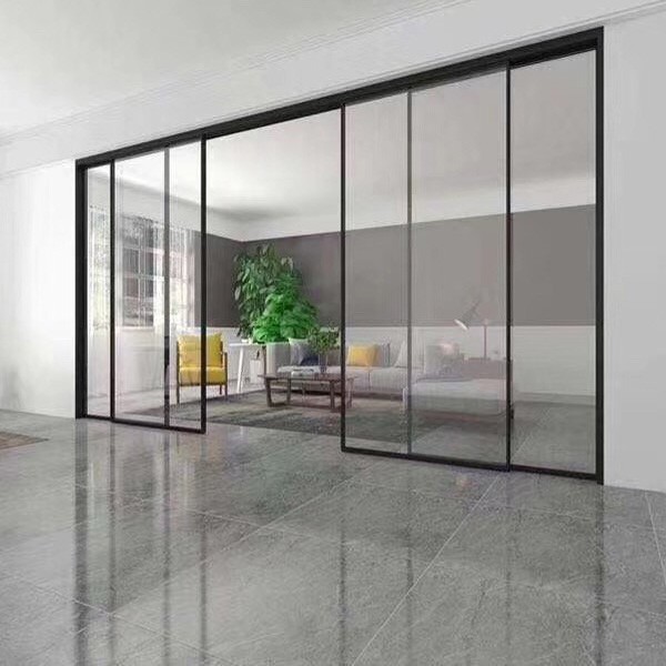 Aluminum Interior Glass Sliding Door for Bedroom