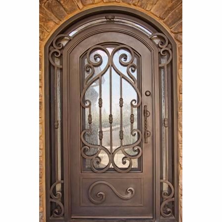 Classical Iron Security Carved Door Exterior Carving 前门