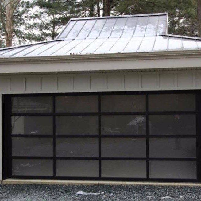 Aluminum Frame Garage Door Low-E Glass Panel