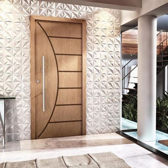 Bathroom Interior Room Tailor-made PVC Waterproof Veneer Door
