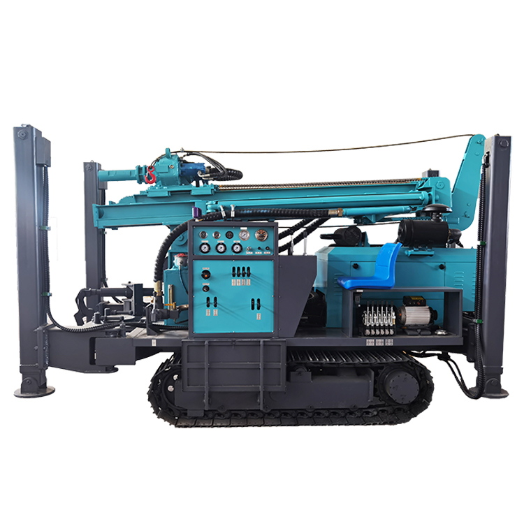 Supply 260m Deep Hole Water Well Drilling Crawler Mounted DTH Borehole