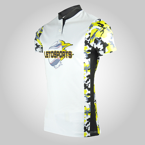 yellow camo baseball jersey