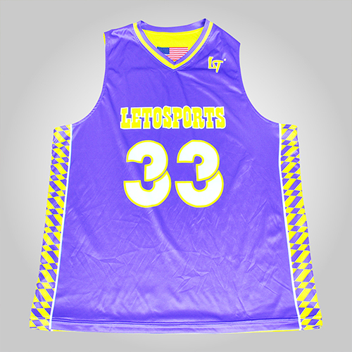 Source printing basketball jersey uniform design color yellow and