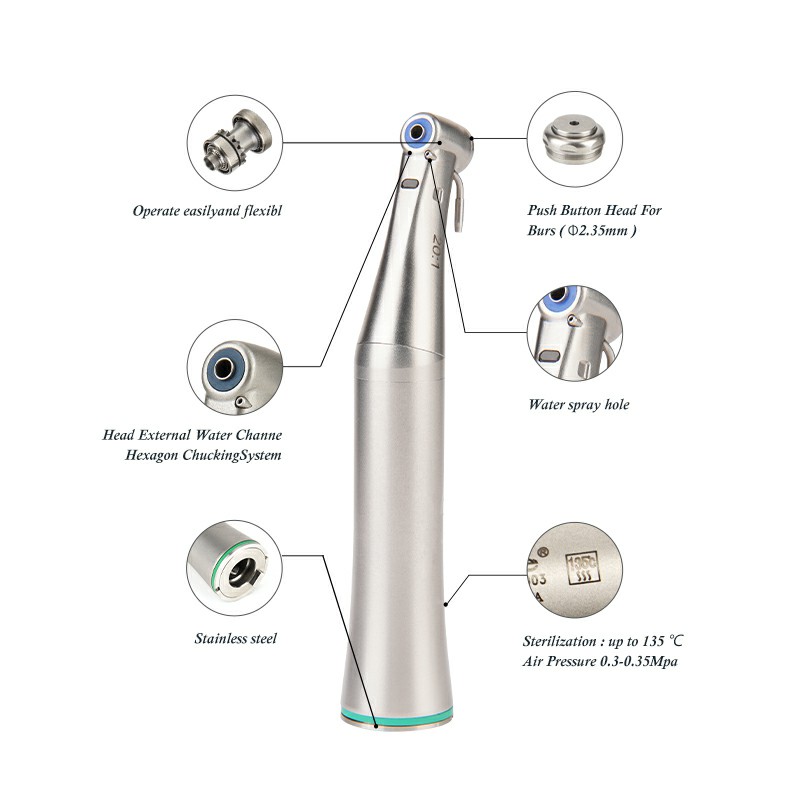 Supply Fiber Optic Dental 20 1 LED Implant Contra Angle Wholesale