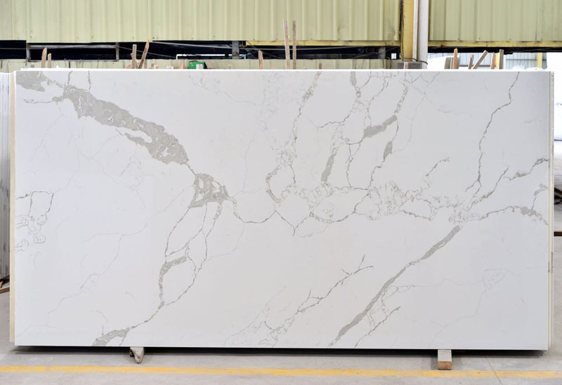 Supply Artificial Calacatta Verona White Quartz Slab Wholesale Factory