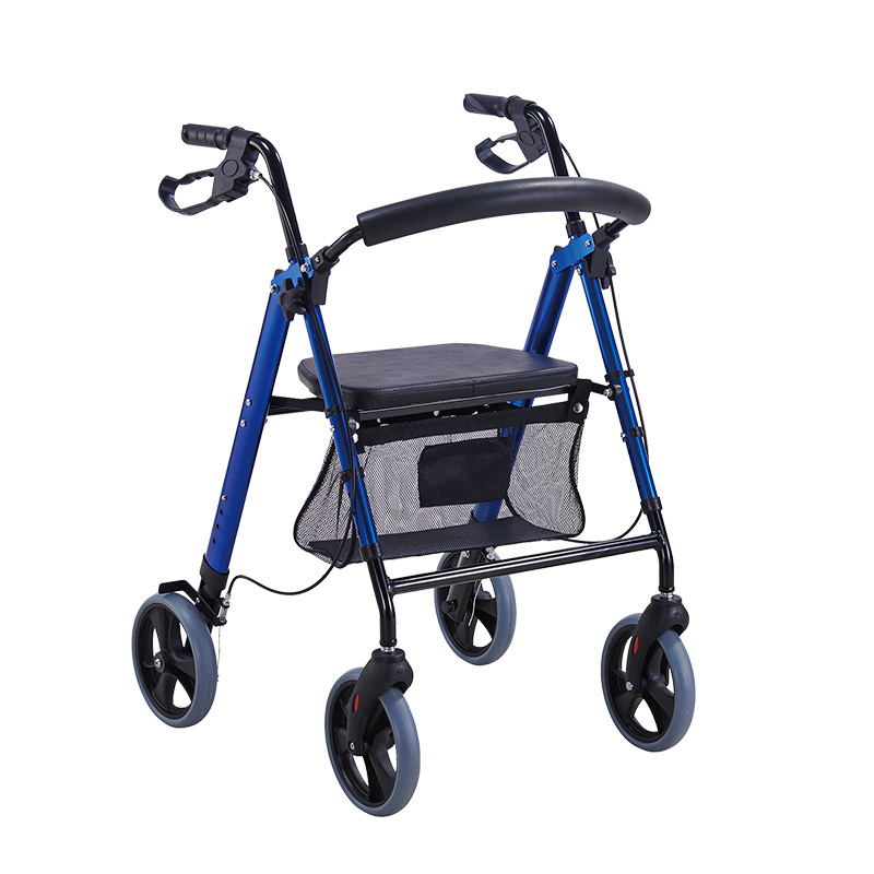 Supply Adult Foldable Mobility Walker Rollator With Seat Wholesale