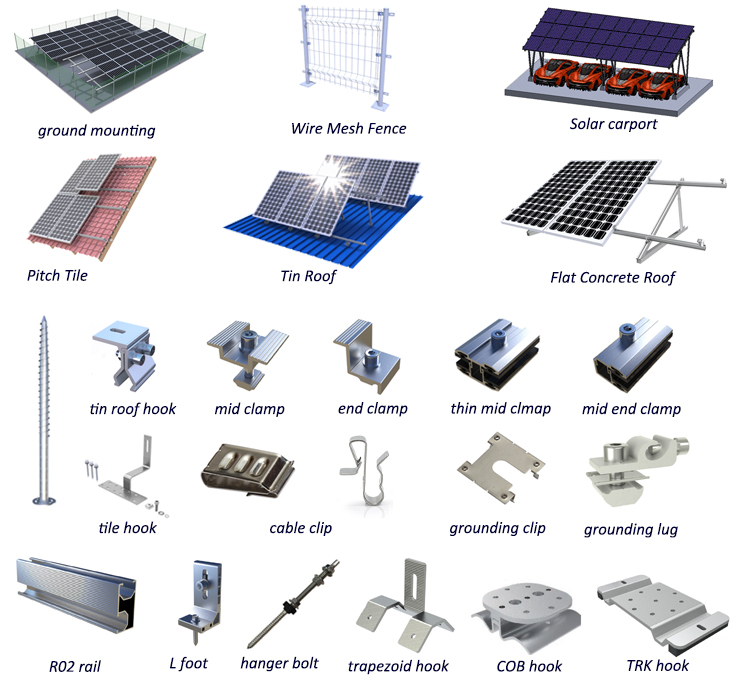 solar l foot bracket