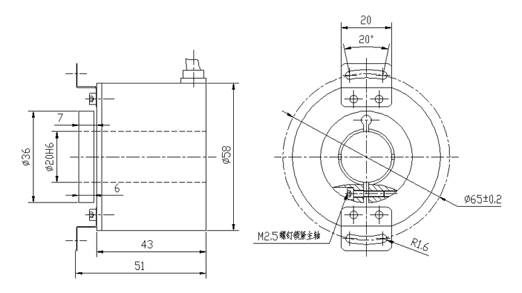 RS232 Interface encoder