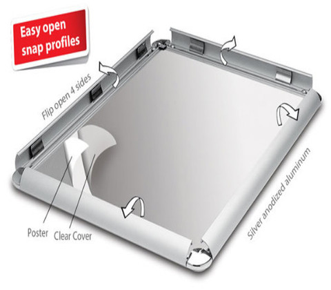 Cheap 32mm Round Corner Snap Frame Brands, China 32mm Round Corner Snap Frame Factory, OEM 32mm Round Corner Snap Frame Price