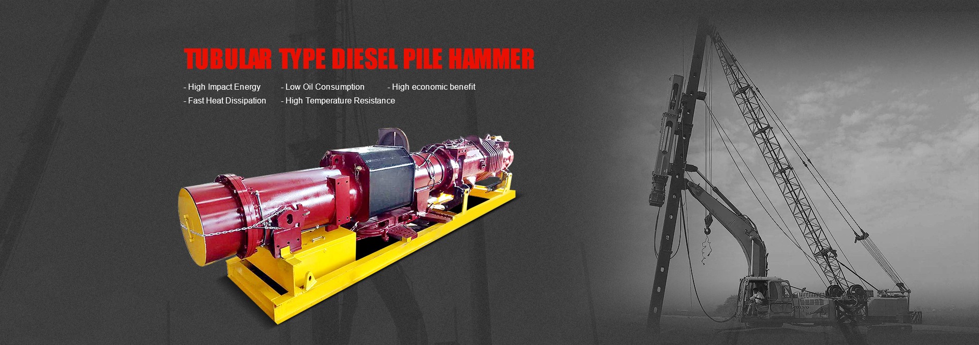 Tubular Type Diesel Pile Hammer