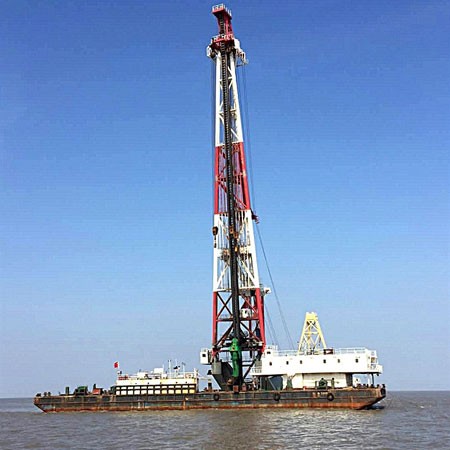 Navio de martelo de estaca tubular a diesel para Mianmar
