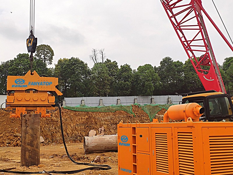 hydraulic vibro hammer ship to Indonesia