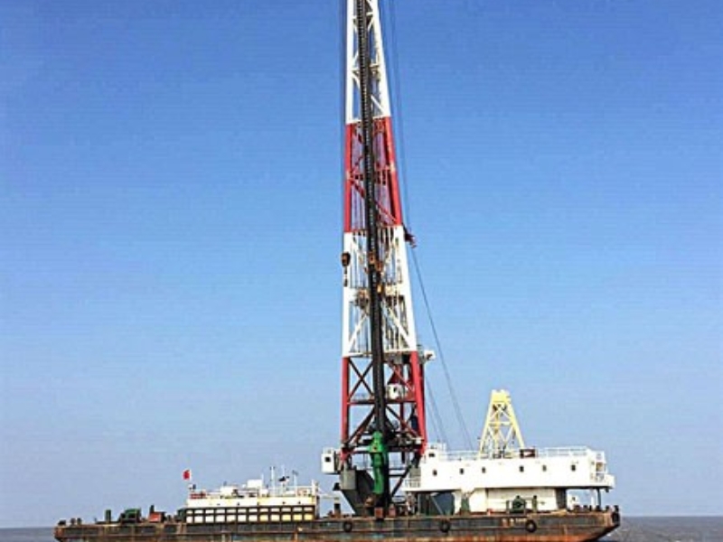 Tubular type na diesel pile hammer ship papuntang Myanmar