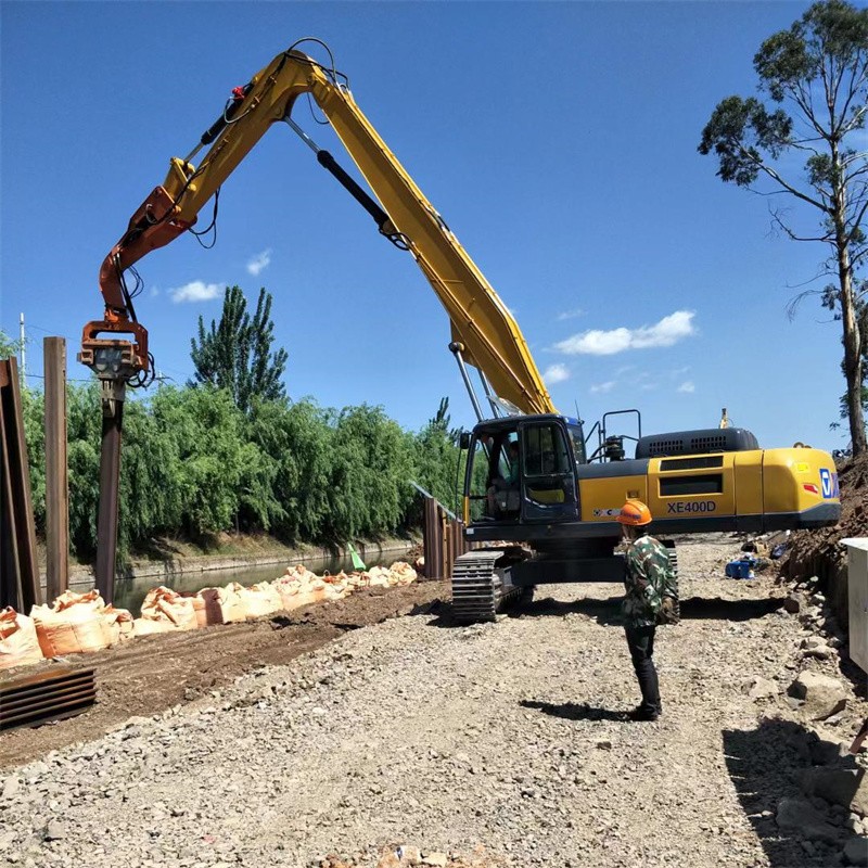 mini excavator pile hammer