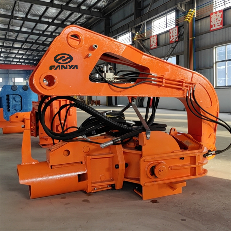 35ton excavator mounted vibrator sheet pile hammer