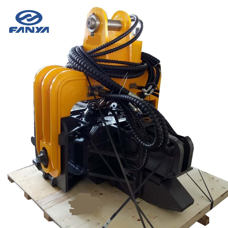 30ton sheet pile driving excavator vibratory hammer