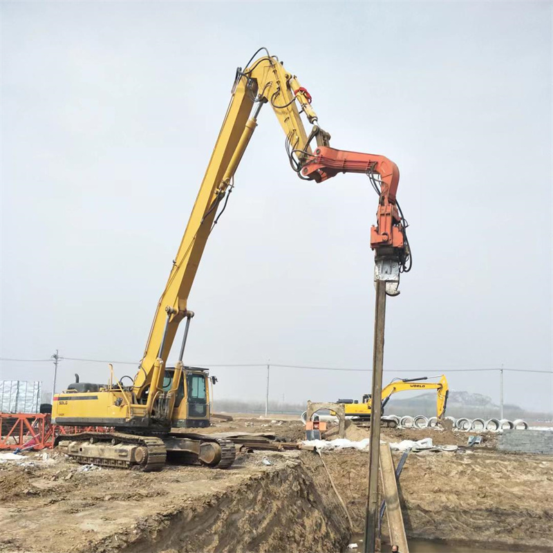 Martillo vibratorio hidráulico de 35 toneladas para excavadora