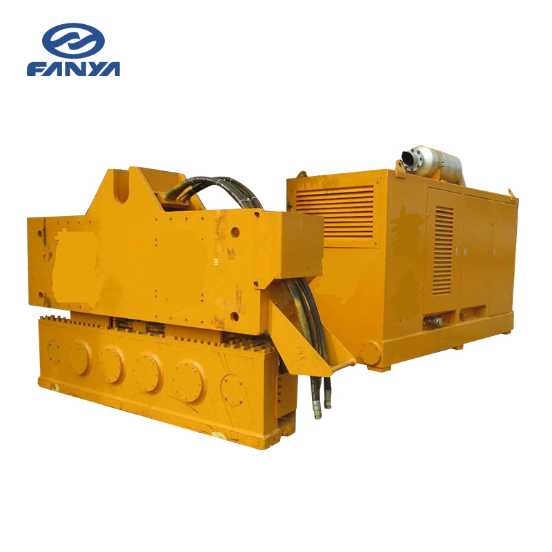 Hydraulic crane frequency vibratory hammers