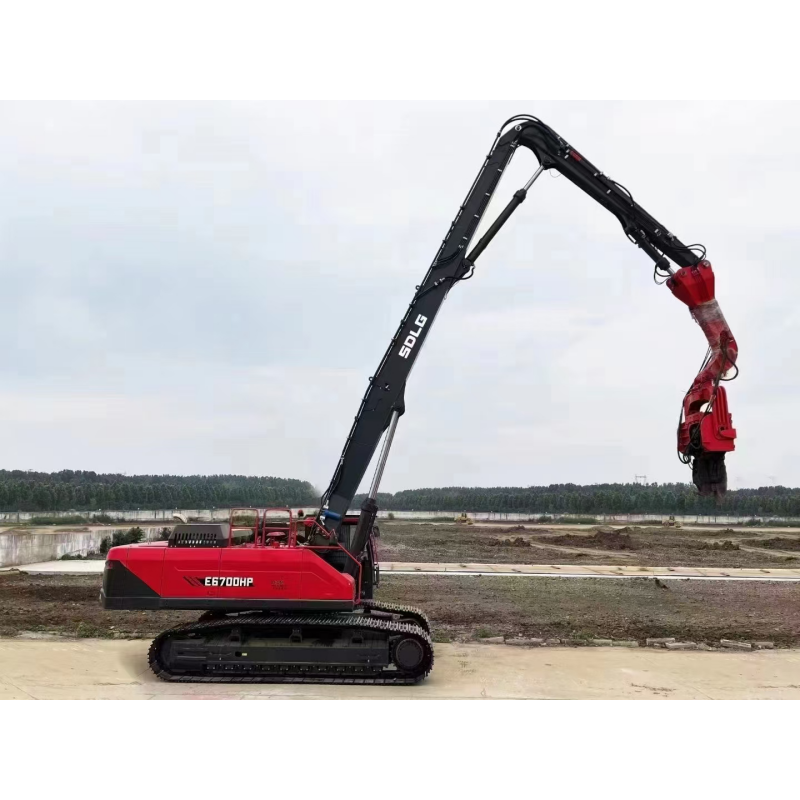 máy xúc với máy xúc búa rung