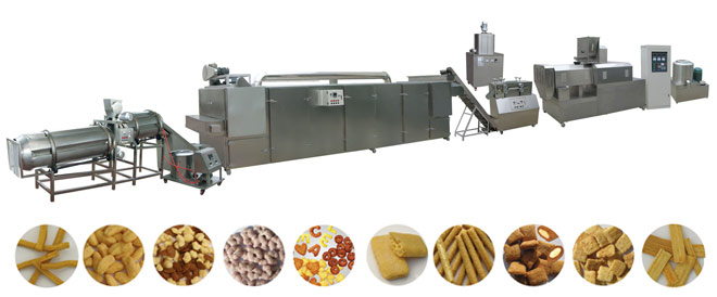 Sales Puffed Snacks Food Production Line