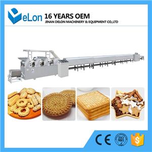 2019 New Factory price hard and soft biscuit production line