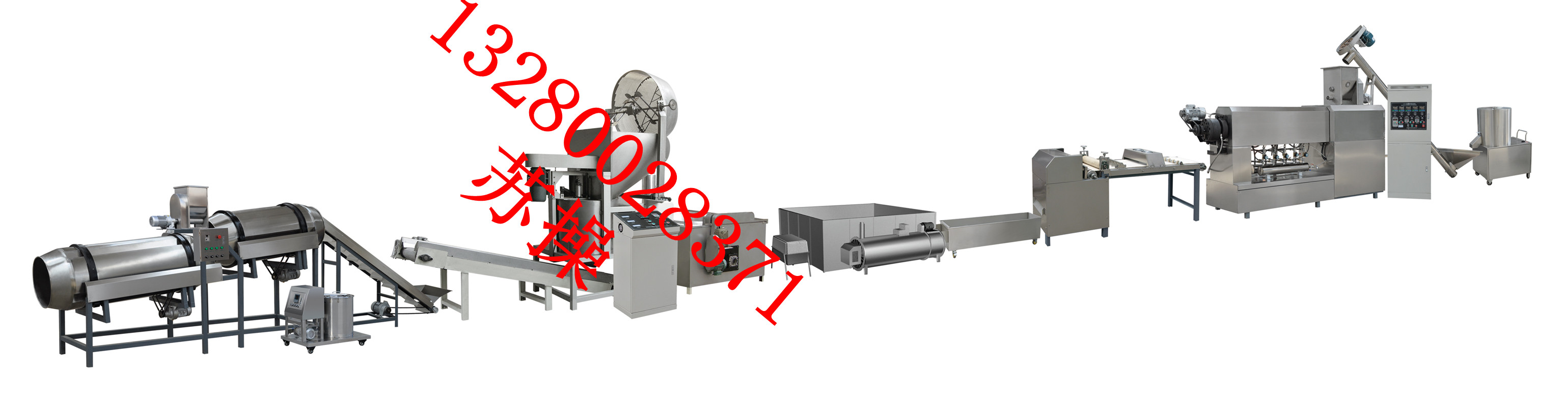Screw、shell extruded fried snacks production line