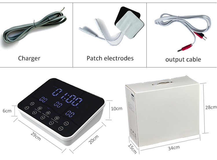 Medium frequency therapeutic device