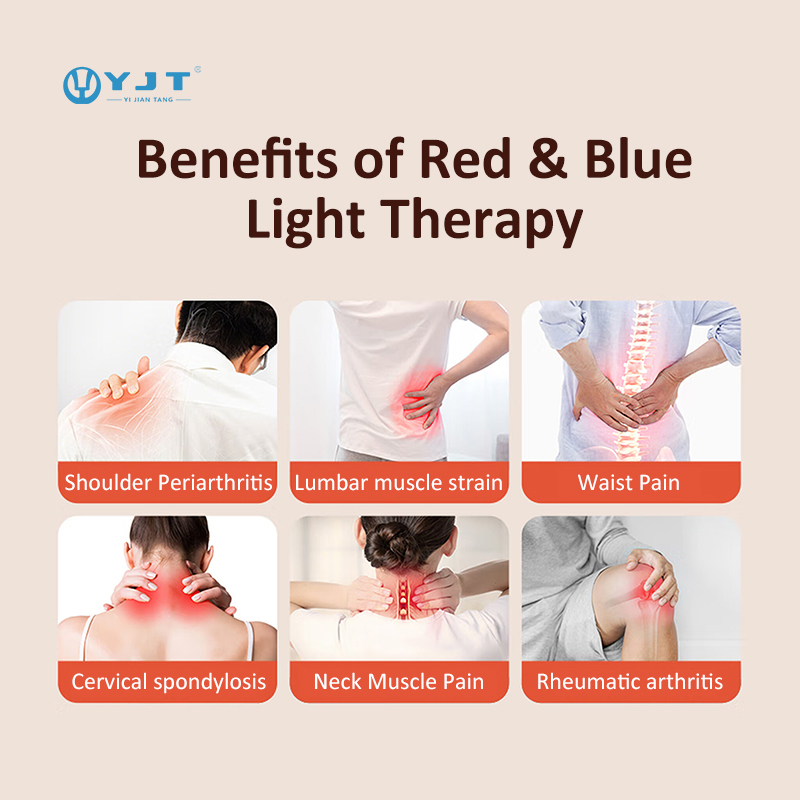 red blue light therapy pad