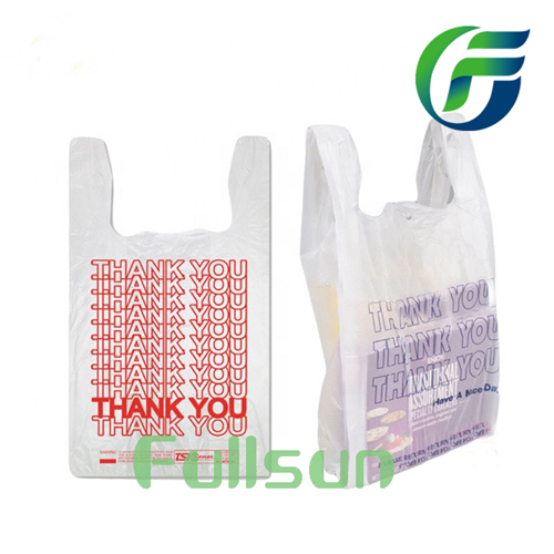 Azienda di sacchetti di plastica con maniglie