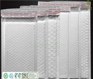 Biologiskt nedbrytbar plastförpackning Bubbla vadderade självförseglande postförsändelser Express kurirfraktförsändelsepåsar