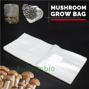 Bolsa transpirable de plástico personalizada para hongos comestibles, bolsa de cultivo, bolsas transpirables para hongos comestibles
