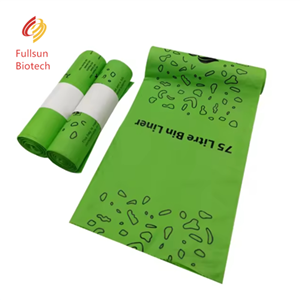 Biodegradable plastic garbage trash shopping bags