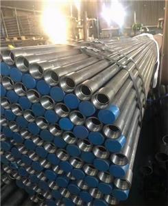 Scaffolding hot dip galvanized GI round steel pipes with thread end
