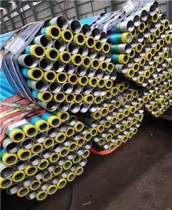 Tubería de acero galvanizada 220GSM de zinc, acoplamientos roscados erw, tubería galvanizada por inmersión en caliente