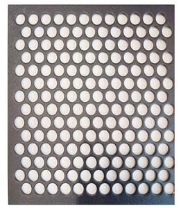 Factory supply galvanized round hole perforated metal sheet