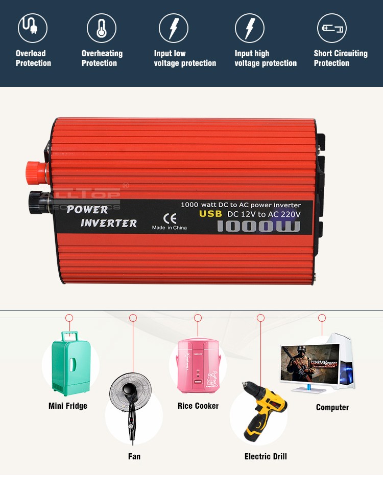 1000w Car home Power Inverter