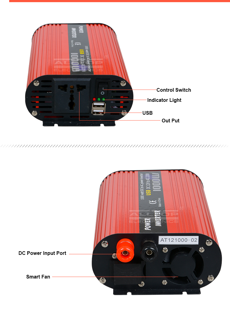 Power Inverter dc 12v ac 220v