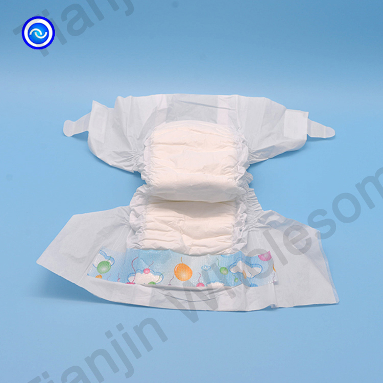 Couche de coton jetable pour bébé avec échantillon gratuit OEM