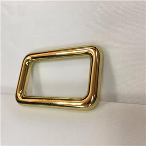 Solid Brass Square Ring