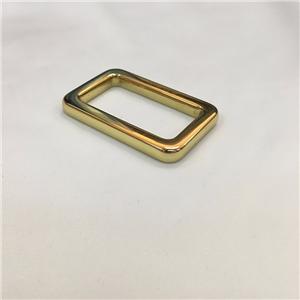 Solid Brass Flat Square Ring