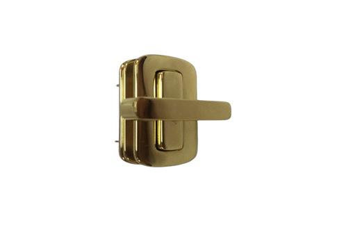 Brass handbag snap button
